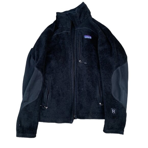 BUNDLE of 2 Patagonia Fleece Jacket Sweaters - Red and Black - BROKEN ZIPPERS - Picture 12 of 16